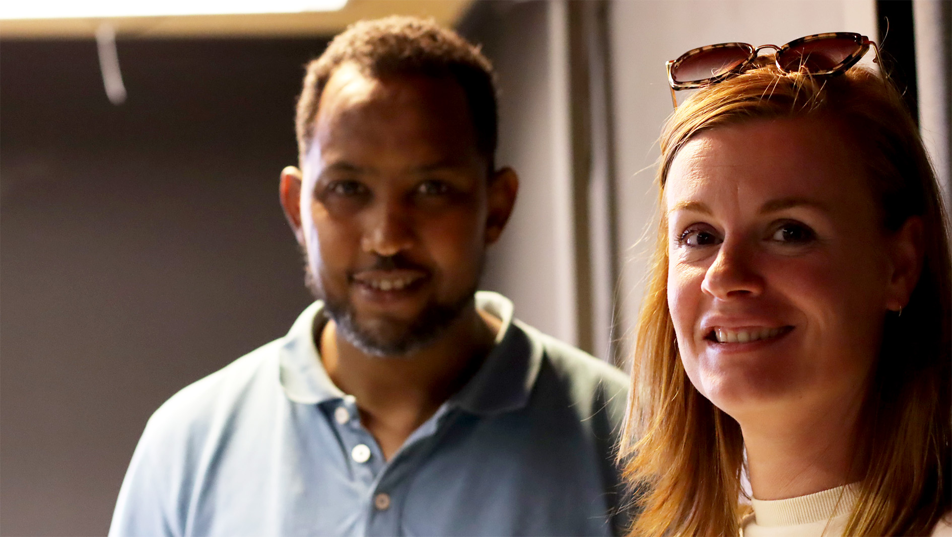 Marijn en Abdi